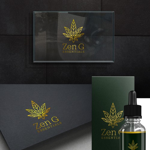 Zen logo with the title 'Zen G Logo Design'