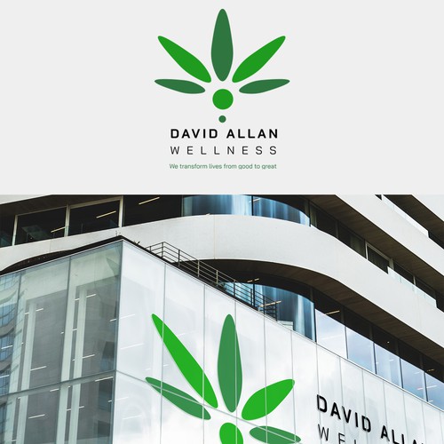 Wellness center design with the title 'Logo Design for a Wellness Coach'