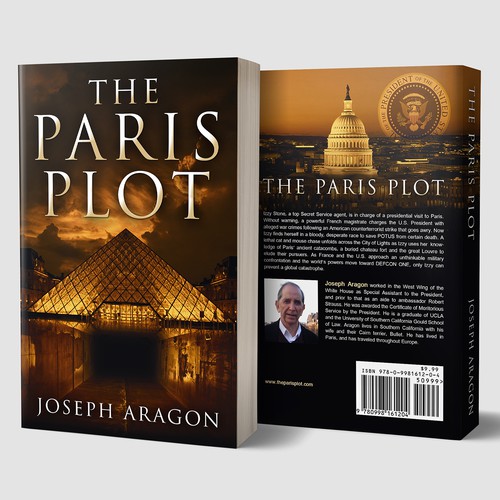 Political book cover with the title 'The Paris plot'