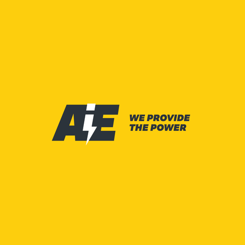 Industrial brand with the title 'Logo for AIE'