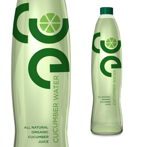 Water label with the title 'cue'