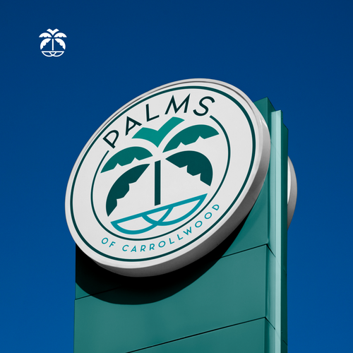 Sign logo with the title 'My personal vision of a Palms'