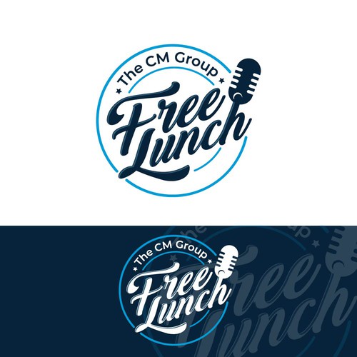 Podcast cover artwork with the title 'Podcast Logo Design'