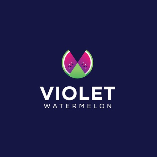 Watermelon logo with the title 'VIOLET WATERMELON'