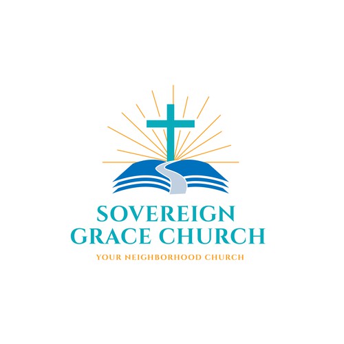 Bible logo with the title 'Sovereign Grace Church'