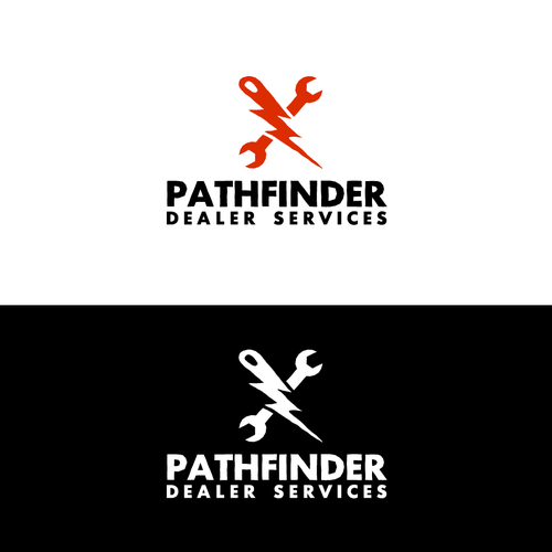 Dealership logo with the title 'Electrifying concept for auto dealerships'