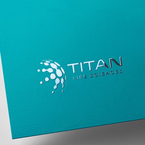 Modern design with the title 'Titian Life Sciences - Logo Design'