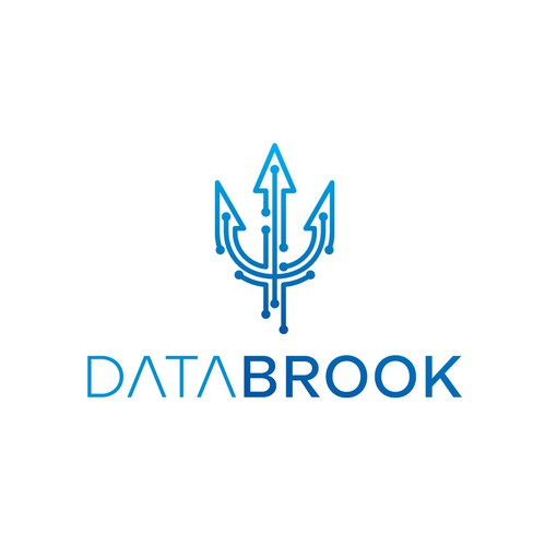 Spear design with the title 'Data Brook Logo'