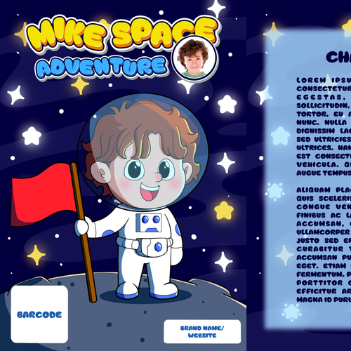 Coloring book artwork with the title 'coloring story book for kids'