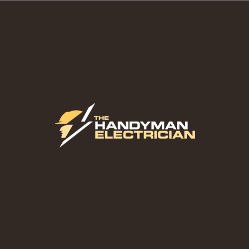 Handyman logo with the title 'The Handyman Electrician'