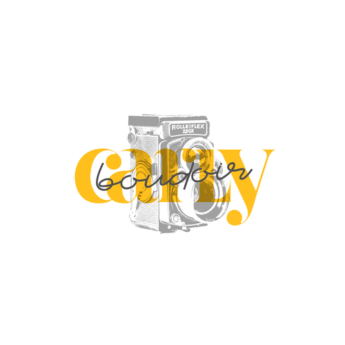 Camera logo with the title 'Carly Boudoir.'