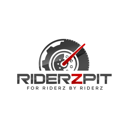 Motorcycle design with the title 'riderzpit'