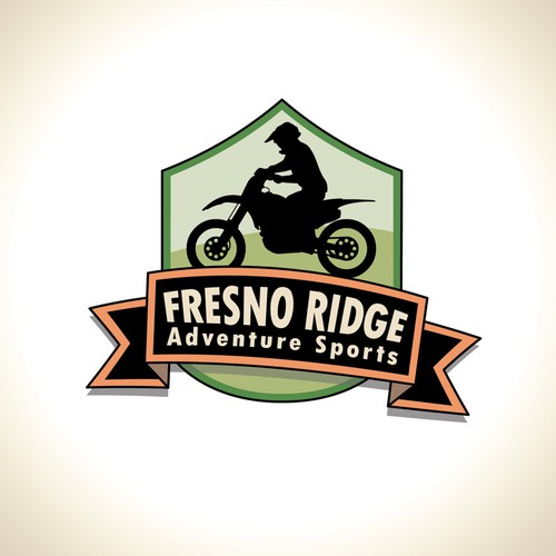 Motorsport logo with the title 'Bold logo for a motorcycle sports centre'