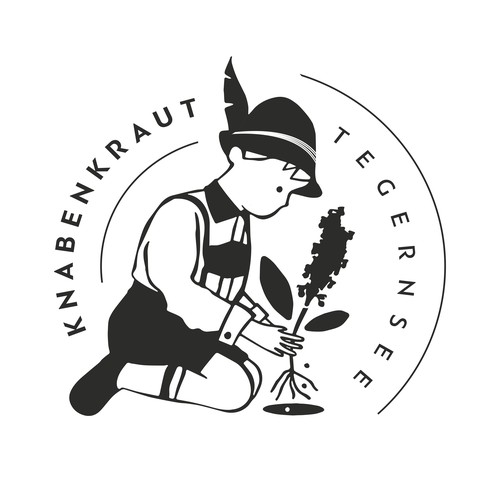 Stamp design with the title 'Kabenkraut - Personal gift '