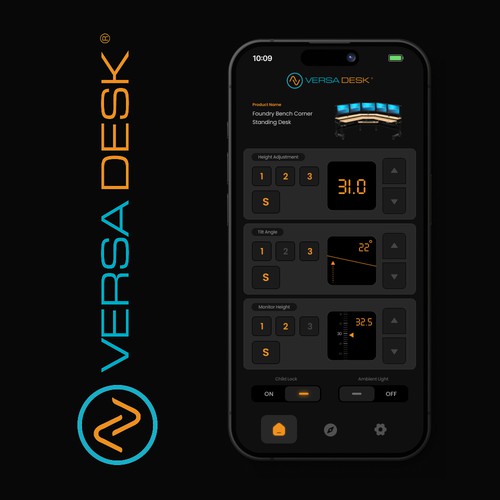 Controller design with the title 'App Interface Design'