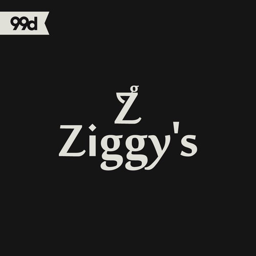 Drink brand with the title 'Logo Ziggy's'