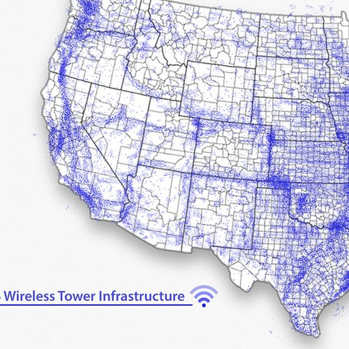 Map design with the title 'The Maps'