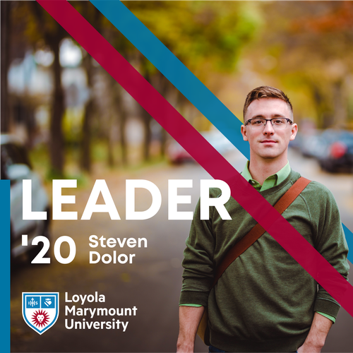 University design with the title 'Loyola Marymount University Brand Guide and branding'