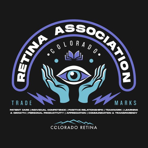 Medical t-shirt with the title 'Colorado retina association'