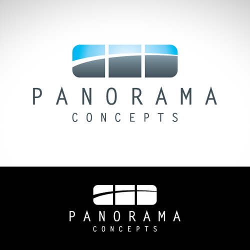 Contemporary logo with the title 'Panorama Concepts logo design'