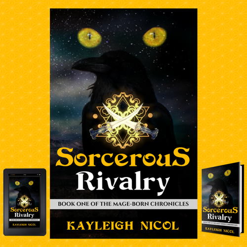 Epic fantasy book cover with the title 'Epic Fantasy Cover Art'