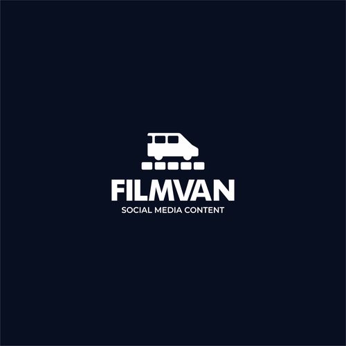 Van logo with the title 'CREATIVE LOGO FOR LIVING VIDEO EDITORS AT CAMPERVAN '