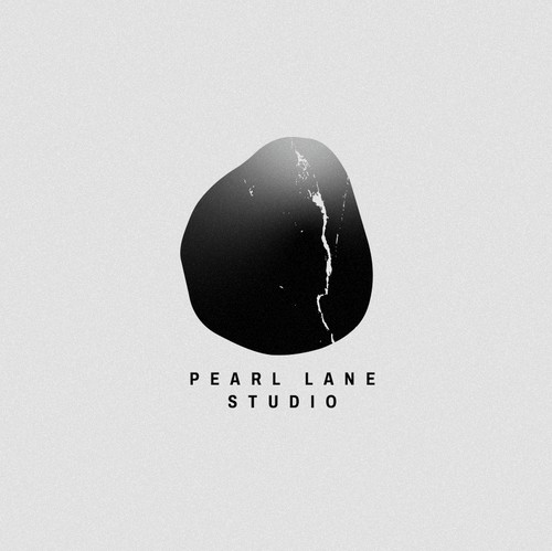 Abstract design with the title 'Pearl Lane Studio'