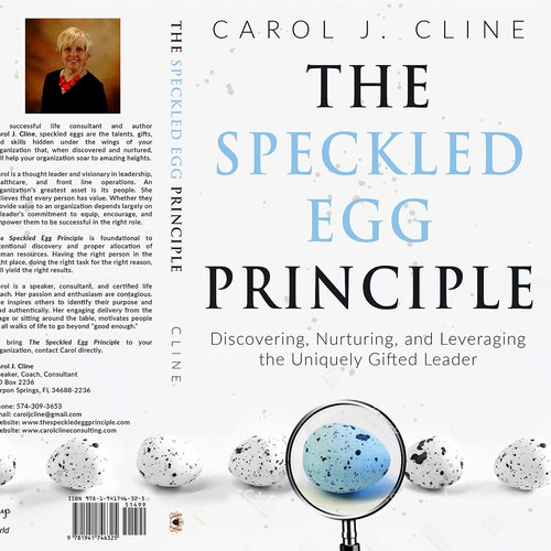 White book cover with the title 'The Speckled Egg Principle'
