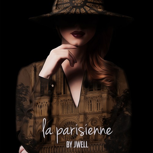 Women artwork with the title 'Poster design - La Parisienne'