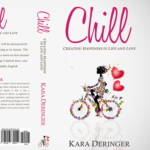 Happiness design with the title 'Chill - Creating happiness in live and love'