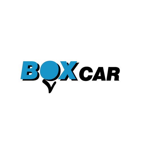 Parking logo with the title 'Box Car'