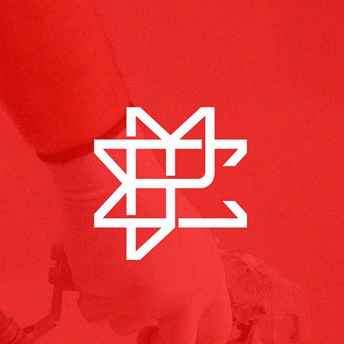 Spray logo with the title 'MPE initials Logo'