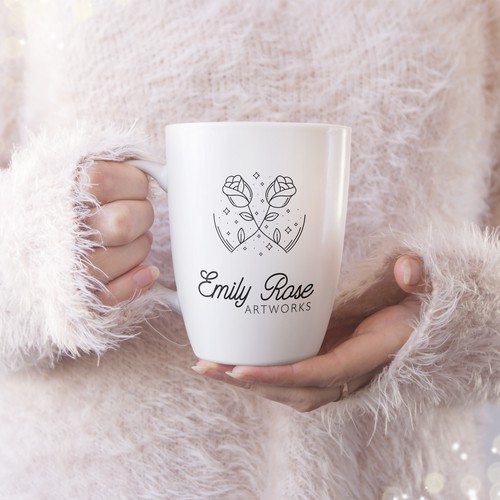 Gentle logo with the title 'Emily Rose Artworks'