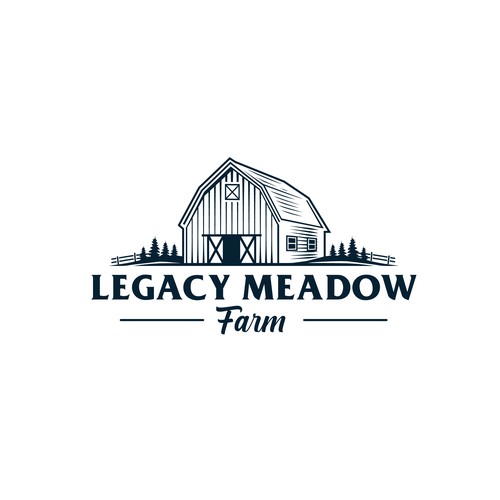 Egg logo with the title 'Legacy Meadow Farm'
