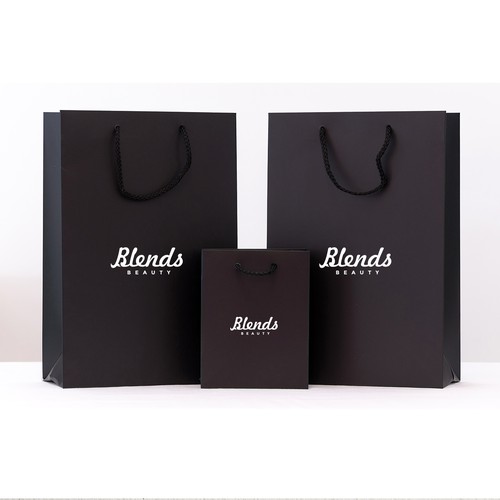 Badge brand with the title 'blends'