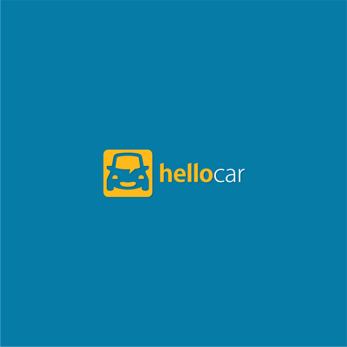 Automotive logo with the title 'Hello car logo concept.'