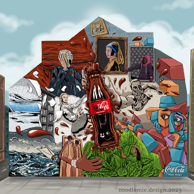 Artistic Mural Concept Entry