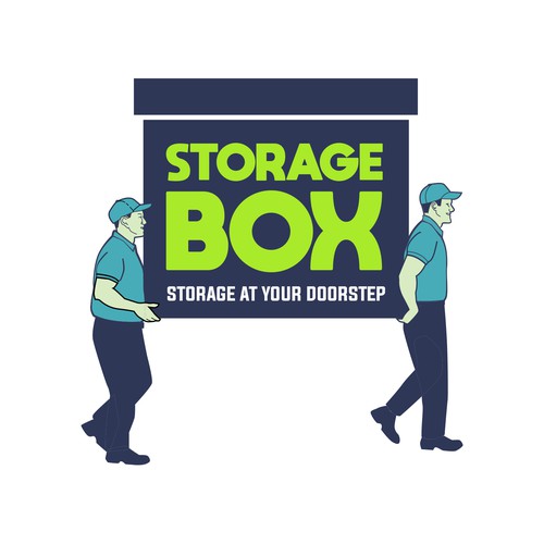 Self storage logo with the title 'logo design contest'