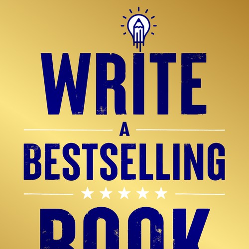 Bestseller book cover with the title 'Write A Bestselling Book'