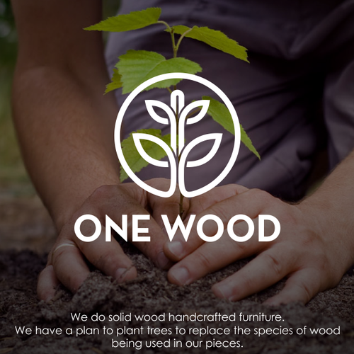 Manufacturing design with the title 'One wood'