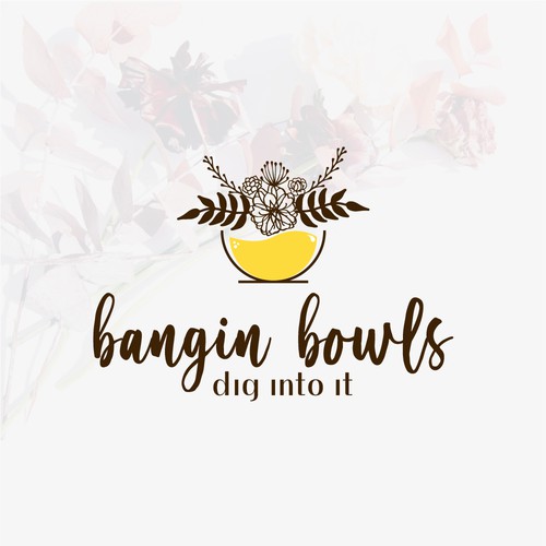 Bowl logo with the title 'Bowl Logo'