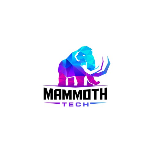 Technology brand with the title 'Mammoth Tech - Need a Modern, Eye-Catching and Vibrant Logo!'