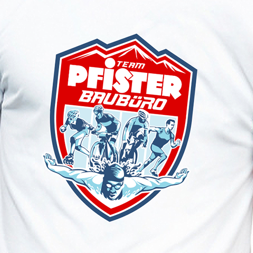 Cycling design with the title 'Sport logo'