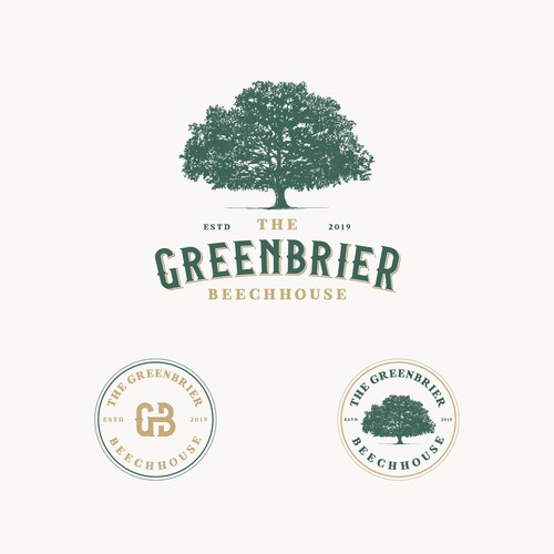 Tourism logo with the title 'Logo for The Greenbrier Beechhouse'