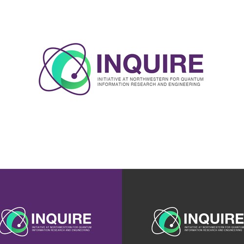 Sphere logo with the title 'Logo concept for INQUIRE'
