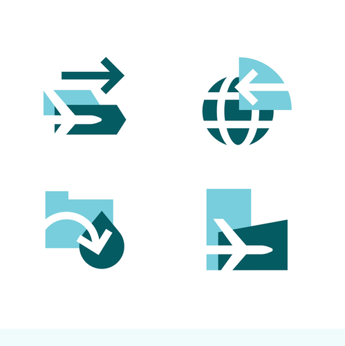 Icon illustration with the title 'Icon set'