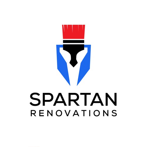 Paintbrush logo with the title 'Spartan Renovation'