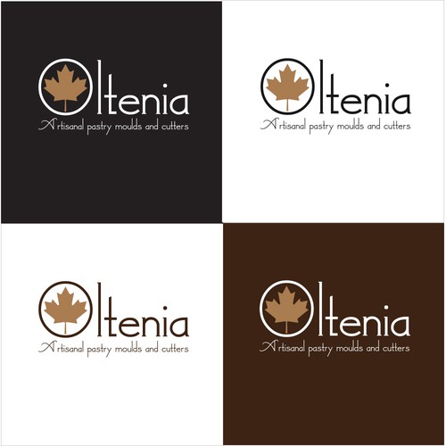 Canadian leaf logo with the title 'Oltenia-Artisanal pastry moulds and cutters'