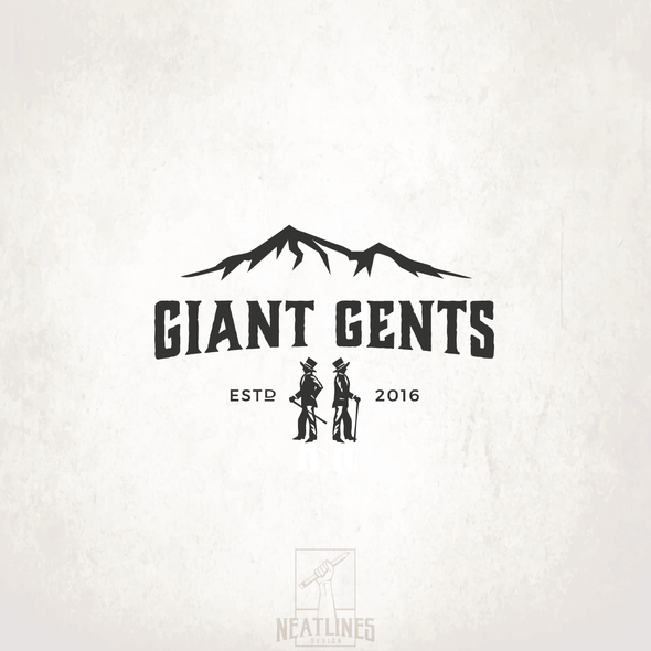 Sticker logo with the title 'Giant Gents'