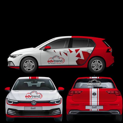 Decal design with the title 'car wrap'